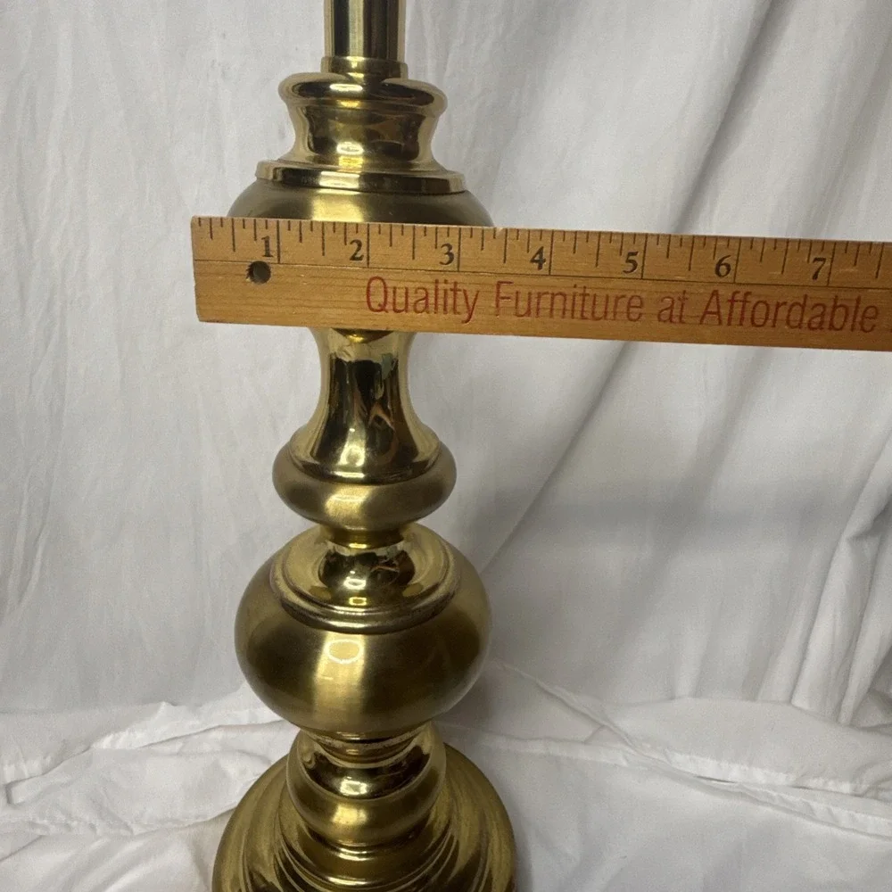 Vintage Stiffel Brass Table Lamp Baluster Urn Hollywood Regency MCM Heavy 29